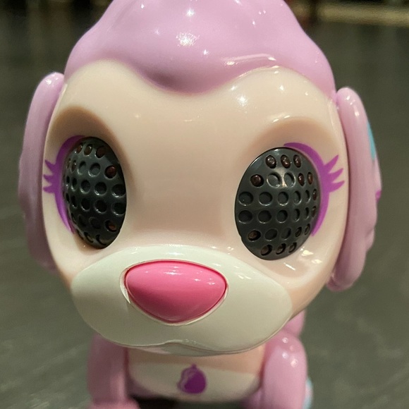 Zoomer Zips Tiny Pups JellyBean Poodle Interactive puppy toy - Picture 3 of 5